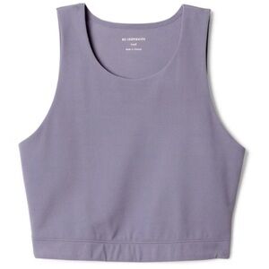 REI Co-op Take Your Time Sports Bra Top Cropped Lilac Lavender Purple